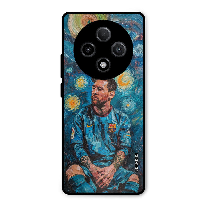 Messi Painting Oppo F27 Pro Plus 5G Mobile Back Cover - Sports PrintShield Case