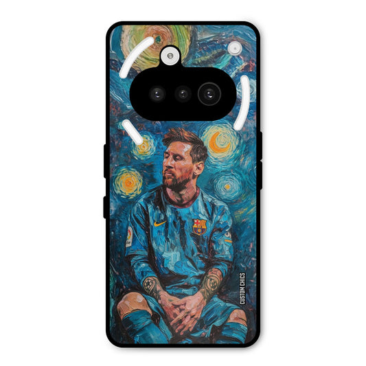 Messi Painting Nothing Phone 3A Mobile Back Cover - Sports PrintShield Case