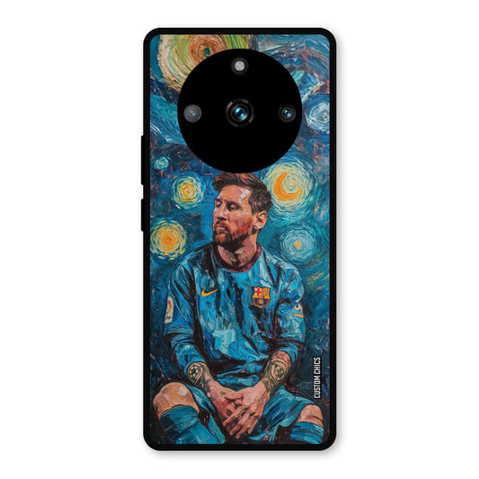 Messi Painting Realme 11 Pro Plus Mobile Back Cover - Sports PrintShield Case