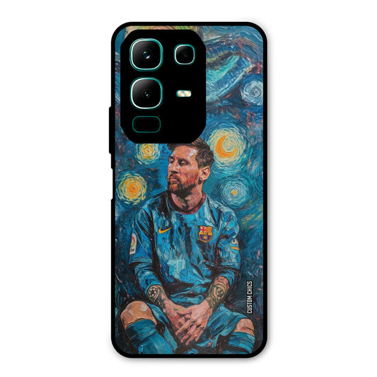 Messi Painting Infinix Note 50x Mobile Back Cover - Sports PrintShield Case