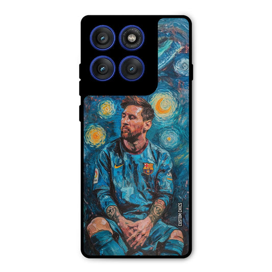Messi Painting Motorola Edge 60 Pro Mobile Back Cover - Sports PrintShield Case
