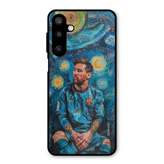 Messi Painting Samsung Galaxy M16 Mobile Back Cover - Sports PrintShield Case