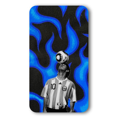Messi Retro Flames Case – Premium PrintShield Mobile Cover