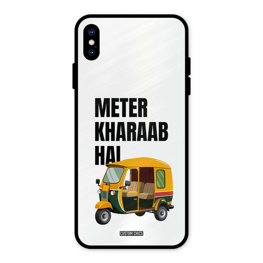 Meter Kharaab Hai iPhone XS Max Mobile Back Cover - Typography PrintShield Case
