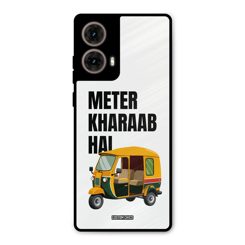 Meter Kharaab Hai Moto G85 Mobile Back Cover - Typography PrintShield Case