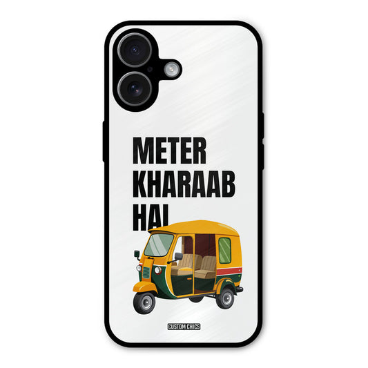 Meter Kharaab Hai iPhone 17 Mobile Back Cover - Typography PrintShield Case
