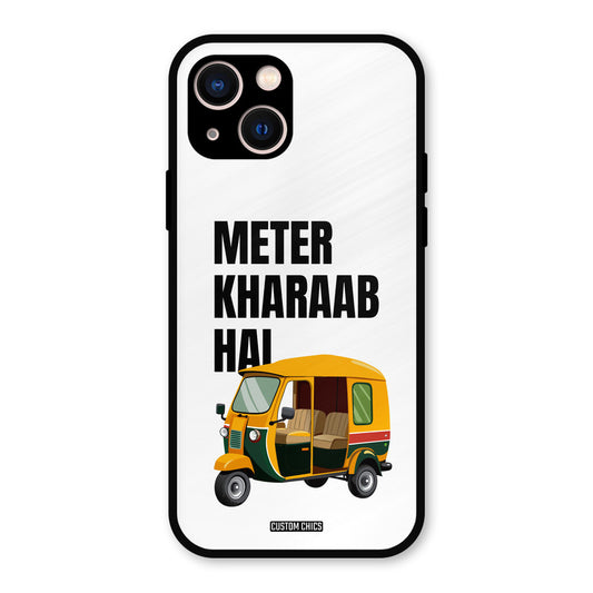 Meter Kharaab Hai iPhone 13 Mobile Back Cover - Typography PrintShield Case
