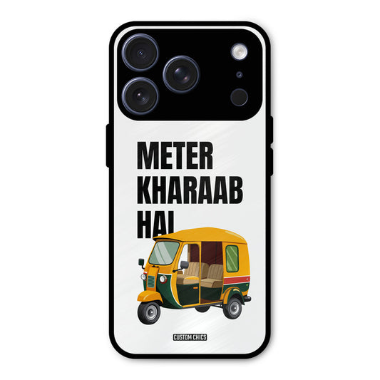 Meter Kharaab Hai iPhone 17 Pro Max Mobile Back Cover - Typography PrintShield Case