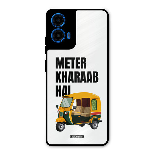 Meter Kharaab Hai Moto G45 Mobile Back Cover - Typography PrintShield Case
