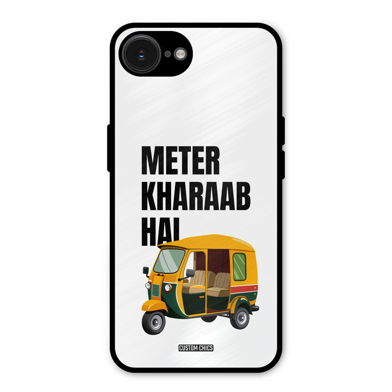 Meter Kharaab Hai iPhone 16e Mobile Back Cover - Typography PrintShield Case