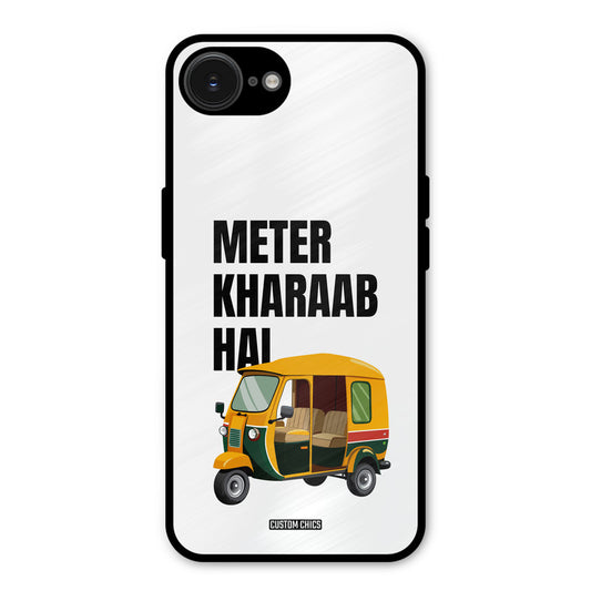 Meter Kharaab Hai iPhone 16e Mobile Back Cover - Typography PrintShield Case