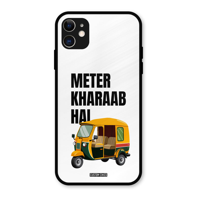 Meter Kharaab Hai iPhone 11 Mobile Back Cover - Typography PrintShield Case