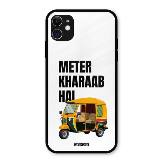 Meter Kharaab Hai iPhone 11 Mobile Back Cover - Typography PrintShield Case