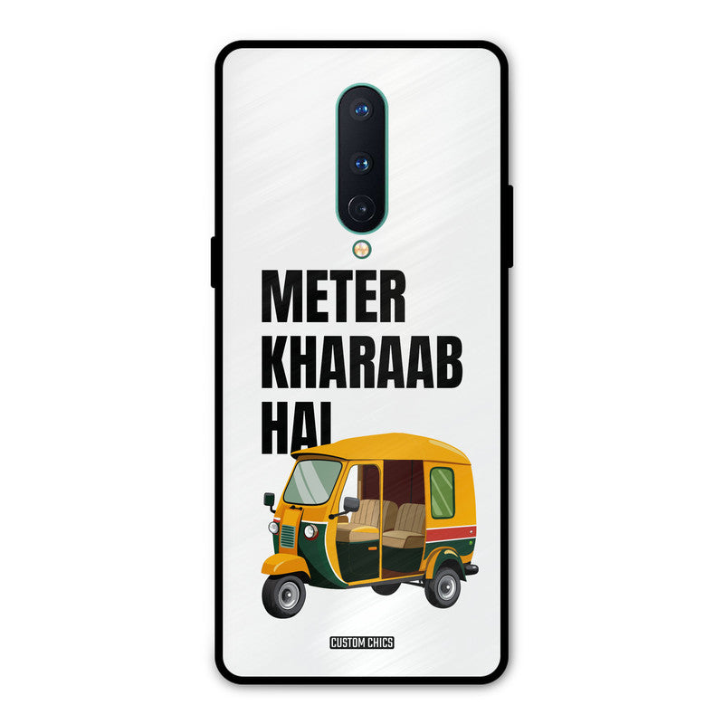 Meter Kharaab Hai Oneplus 8 Mobile Back Cover - Typography PrintShield Case
