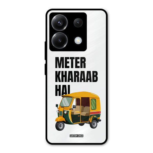 Meter Kharaab Hai Poco X6 Mobile Back Cover - Typography PrintShield Case