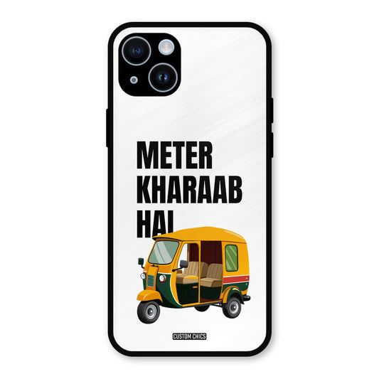 Meter Kharaab Hai iPhone 14 Mobile Back Cover - Typography PrintShield Case
