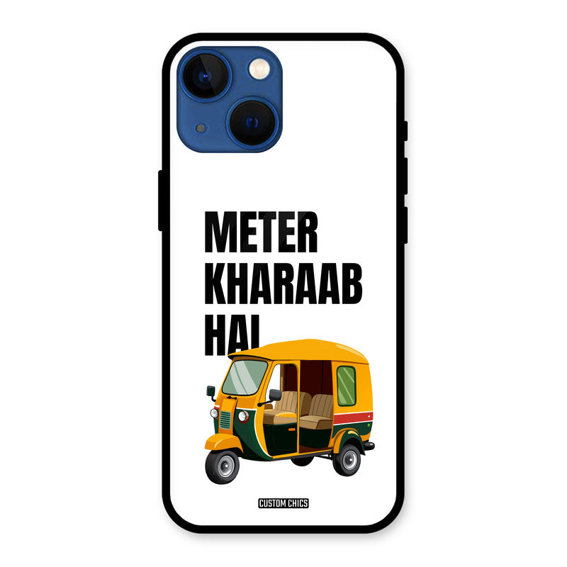 Meter Kharaab Hai iPhone 13 Mini Mobile Back Cover - Typography PrintShield Case