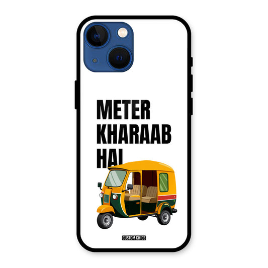 Meter Kharaab Hai iPhone 13 Mini Mobile Back Cover - Typography PrintShield Case