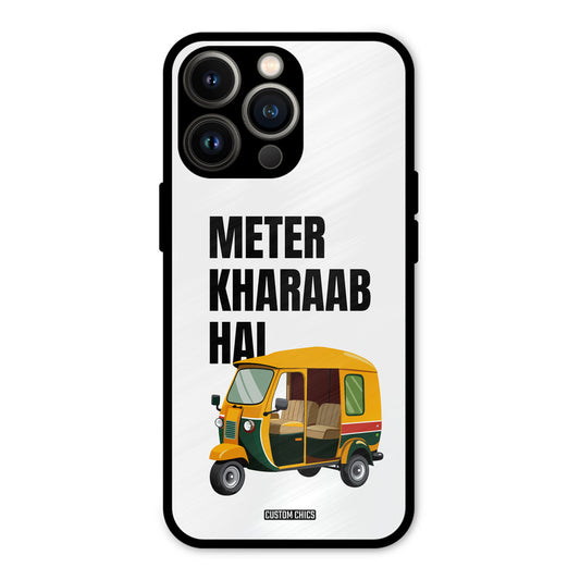 Meter Kharaab Hai iPhone 13 Pro Mobile Back Cover - Typography PrintShield Case