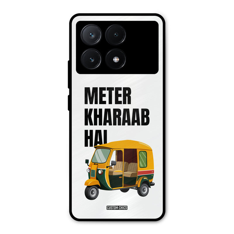 Meter Kharaab Hai Poco X6 Pro Mobile Back Cover - Typography PrintShield Case
