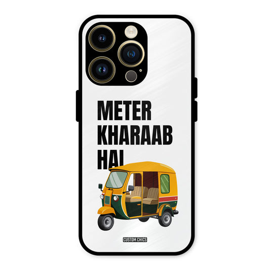 Meter Kharaab Hai iPhone 14 Pro Max Mobile Back Cover - Typography PrintShield Case
