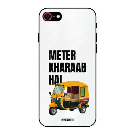 Meter Kharaab Hai iPhone SE 2020 Mobile Back Cover - Typography PrintShield Case