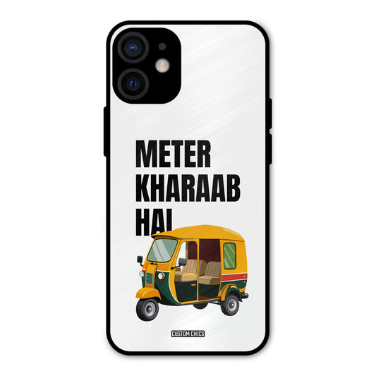 Meter Kharaab Hai iPhone 12 Mini Mobile Back Cover - Typography PrintShield Case