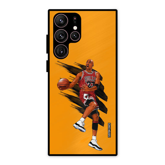 Michael Jordan Samsung Galaxy S22 Ultra Mobile Back Cover - Sports PrintShield Case