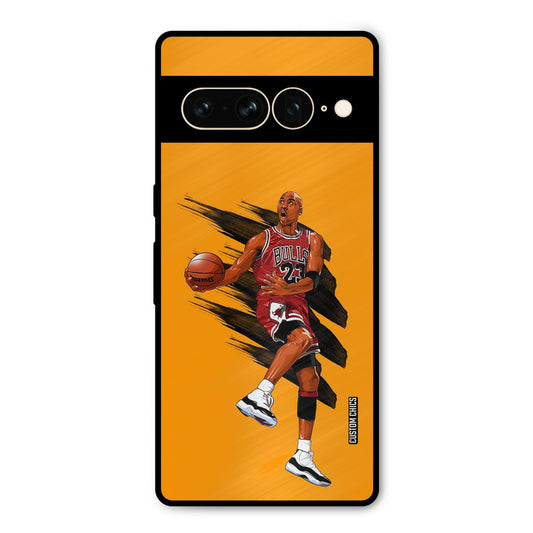 Michael Jordan Google Pixel 7 Pro Mobile Back Cover - Sports PrintShield Case