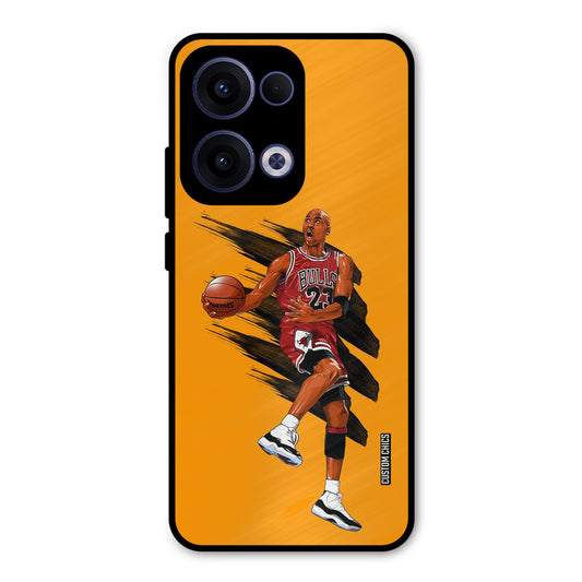 Michael Jordan Oppo Reno 13 5G Mobile Back Cover - Sports PrintShield Case