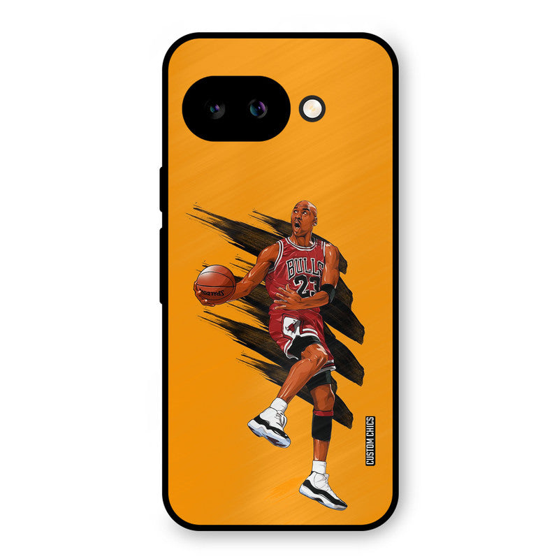 Michael Jordan Google Pixel 9A Mobile Back Cover - Sports PrintShield Case