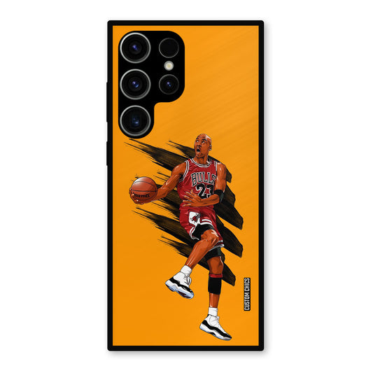 Michael Jordan Samsung Galaxy S23 Ultra Mobile Back Cover - Sports PrintShield Case