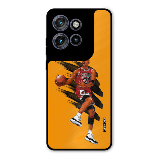Michael Jordan Motorola Edge 50 Neo Mobile Back Cover - Sports PrintShield Case