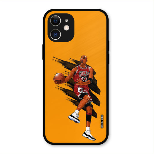 Michael Jordan  iPhone 12 Mobile Back Cover - Sports PrintShield Case