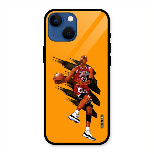 Michael Jordan iPhone 13 Mini Mobile Back Cover - Sports PrintShield Case