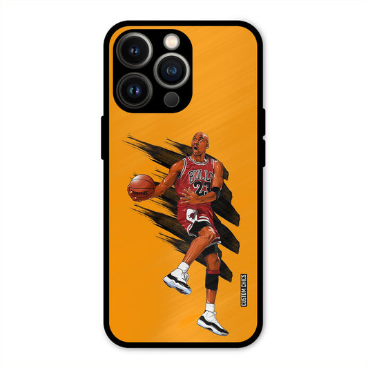 Michael Jordan  iPhone 13 Pro Mobile Back Cover - Sports PrintShield Case