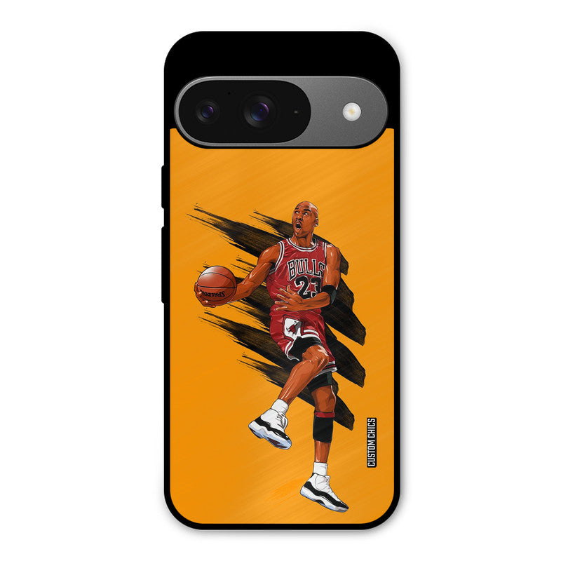 Michael Jordan Google Pixel 9 Mobile Back Cover - Sports PrintShield Case