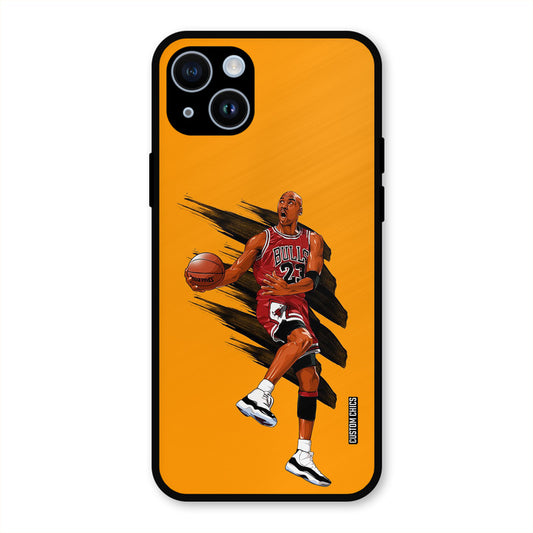 Michael Jordan  iPhone 14 Mobile Back Cover - Sports PrintShield Case