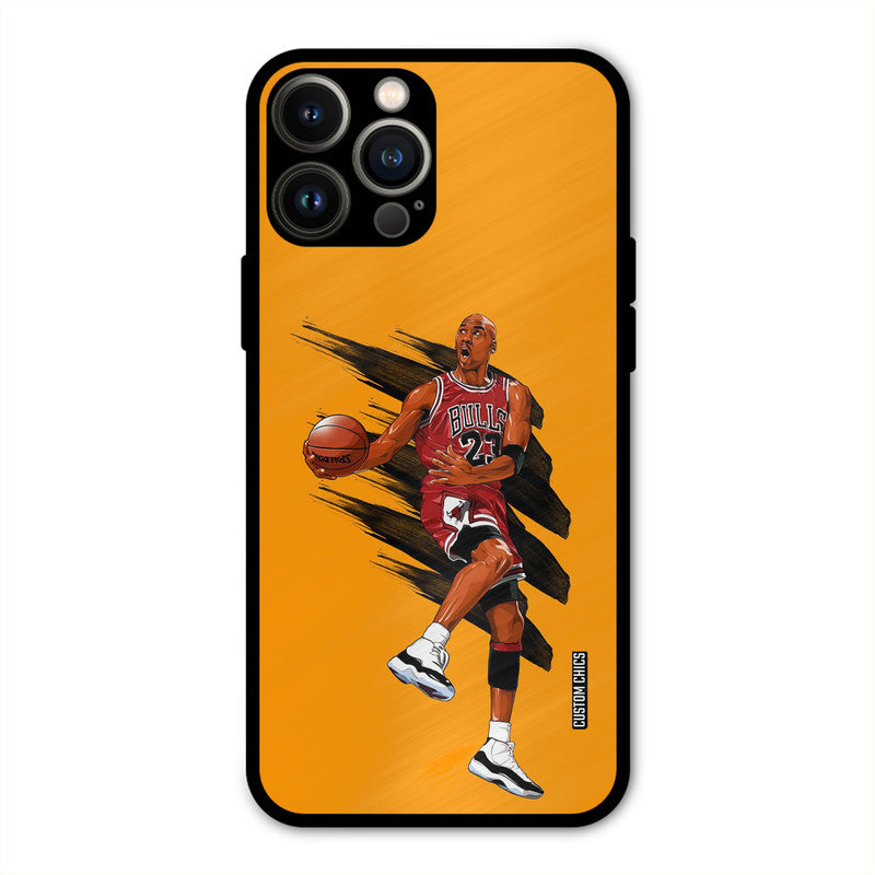 Michael Jordan  iPhone 13 Pro Max Mobile Back Cover - Sports PrintShield Case