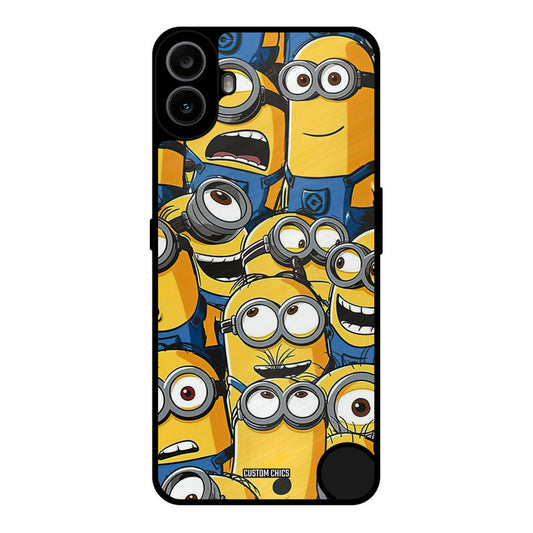 Minions Group Nothing CMF Phone 1 Mobile Back Cover - Cute PrintShield Case