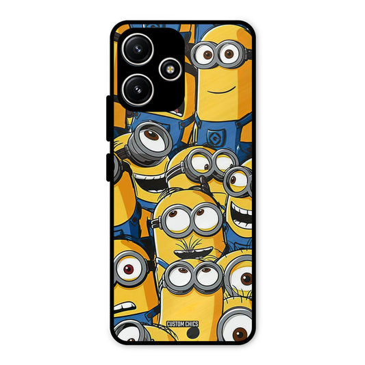 Minions Group Redmi 12 5G Mobile Back Cover - Cute PrintShield Case