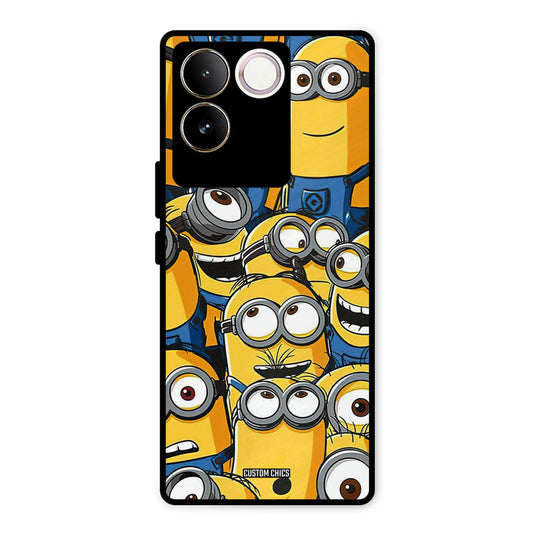Minions Group Vivo T2 Pro Mobile Back Cover - Cute PrintShield Case