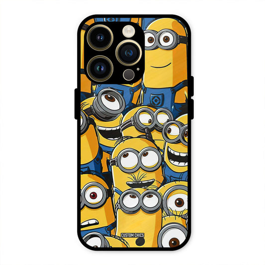 Minions Group iPhone 14 Pro Max Mobile Back Cover - Cute PrintShield Case