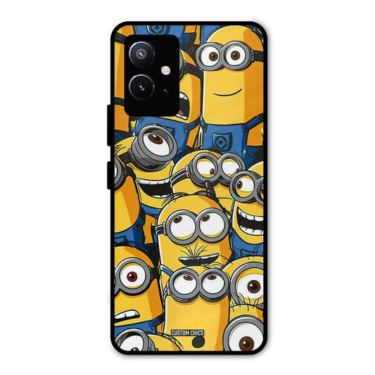 Minions Group Vivo Y75 5G Mobile Back Cover - Cute PrintShield Case