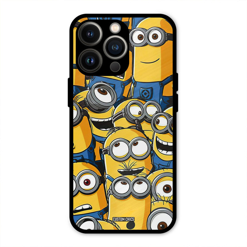 Minions Group iPhone 13 Pro Max Mobile Back Cover - Cute PrintShield Case