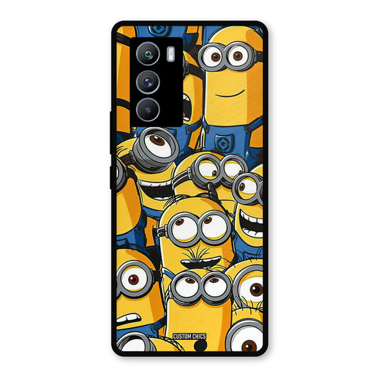 Minions Group iQOO 9SE Mobile Back Cover - Cute PrintShield Case