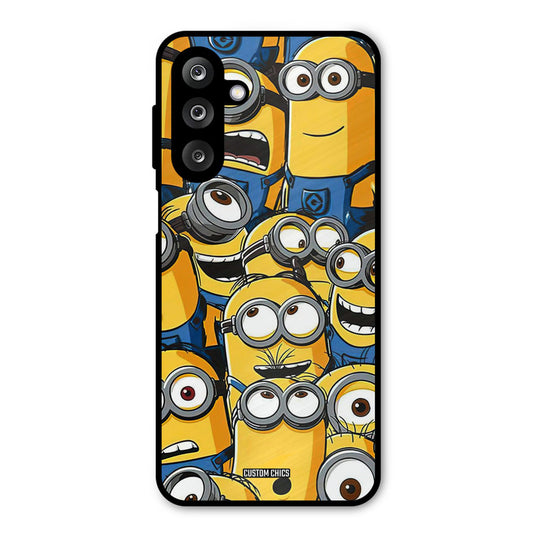 Minions Group Samsung Galaxy M36 Mobile Back Cover - Cute PrintShield Case
