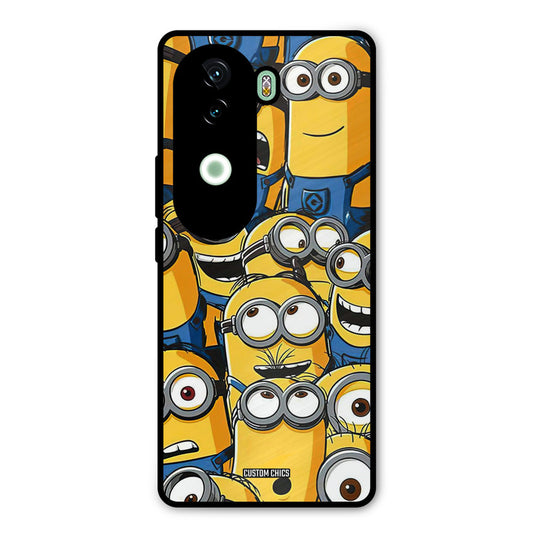 Minions Group Vivo V40e Mobile Back Cover - Cute PrintShield Case
