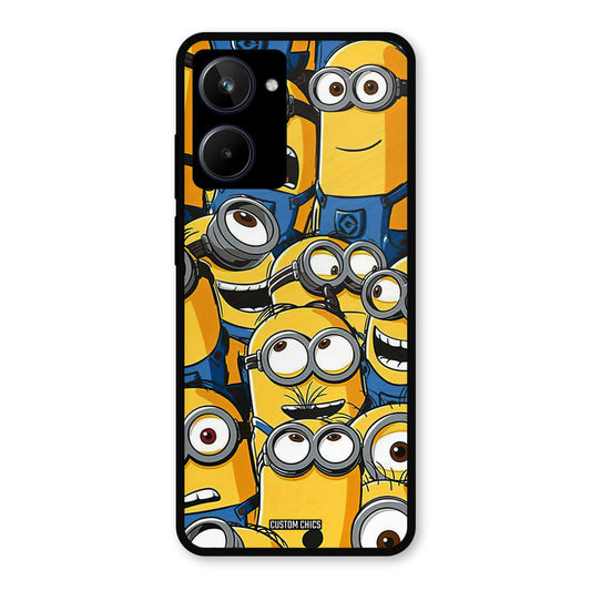 Minions Group Realme 10 Mobile Back Cover - Cute PrintShield Case