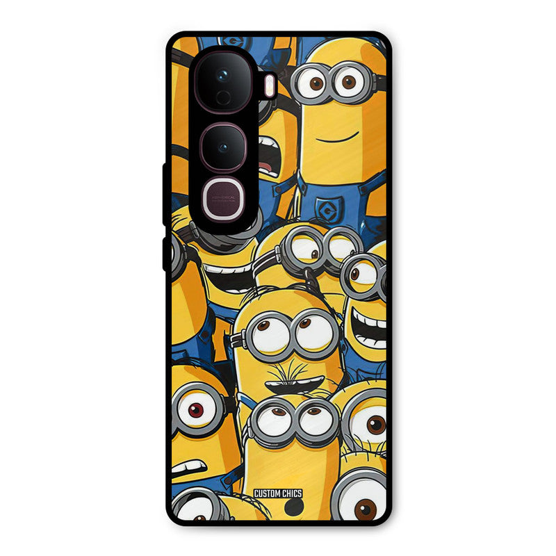 Minions Group Vivo Y400 Pro Mobile Back Cover - Cute PrintShield Case